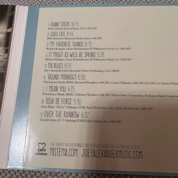 ๐5 for $15 ๐ JOEY ALEXANDER- MY FAVORITE THINGS CD - Picture 4 of 4